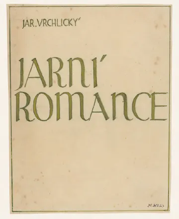Jarní romance – obálka