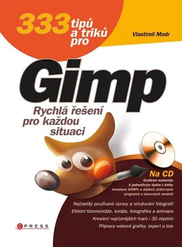 333 tipů a triků pro GIMP – obálka