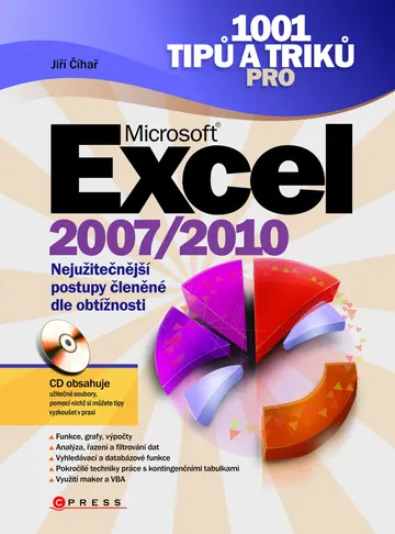 1001 tipů a triků pro MS Excel 2007/2010 – obálka