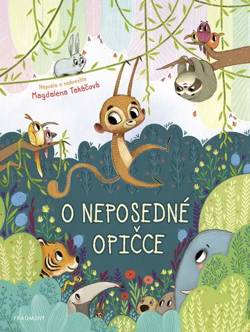 O neposedné opičce – obálka