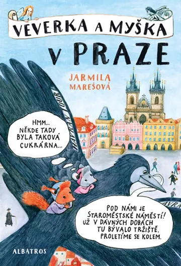 Veverka a Myška v Praze – obálka