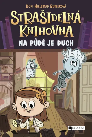Strašidelná knihovna - Na půdě je duch – obálka