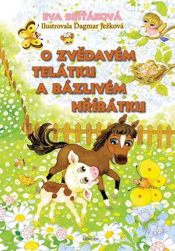 O zvědavém telátku a bázlivém hříbátku – obálka
