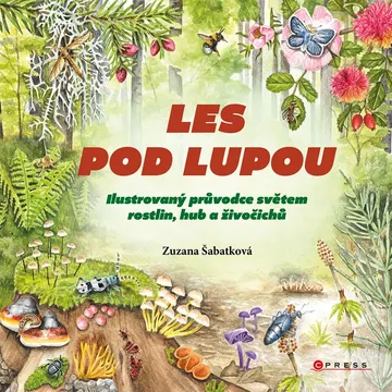 Les pod lupou – obálka