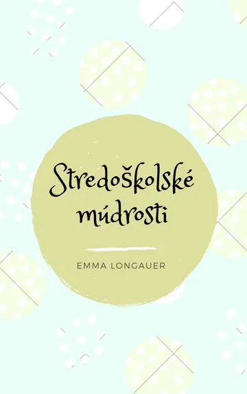 Stredoškolské múdrosti – obálka
