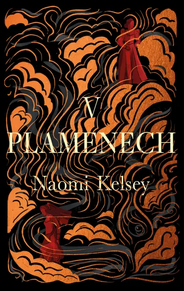 V plamenech – obálka