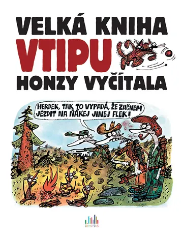 Velká kniha vtipu Honzy Vyčítala – obálka
