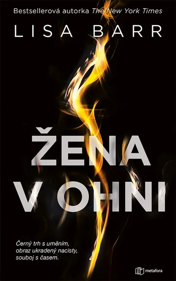 Žena v ohni – obálka