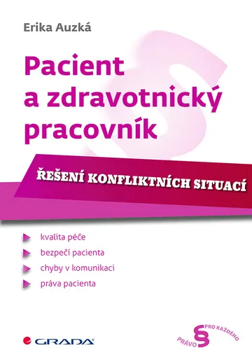 Pacient a zdravotnický pracovník – obálka