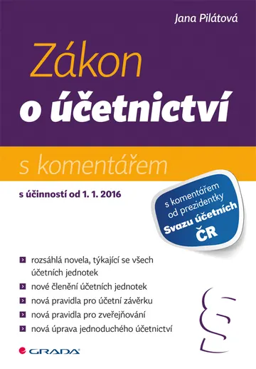 Zákon o účetnictví – obálka