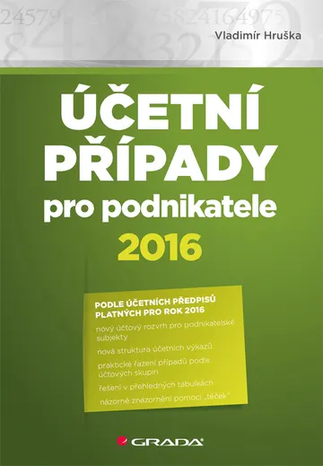 Účetní případy pro podnikatele 2016 – obálka
