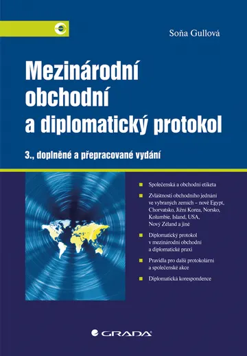 Mezinárodní obchodní a diplomatický protokol – obálka