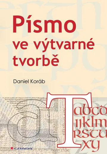 Písmo ve výtvarné tvorbě – obálka