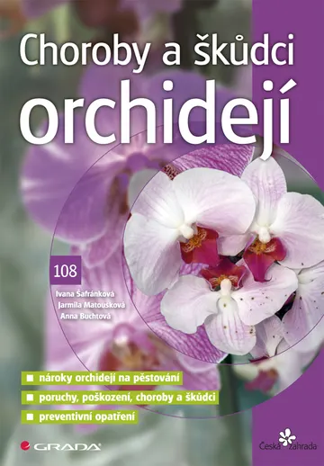 Choroby a škůdci orchidejí – obálka