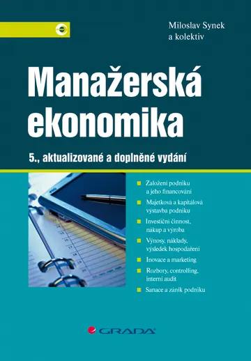 Manažerská ekonomika – obálka