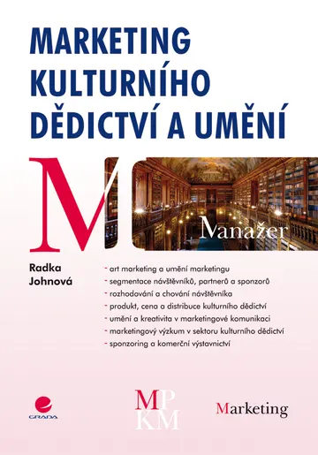 Marketing kulturního dědictví a umění – obálka