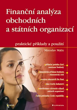 Finanční analýza obchodních a státních organizací – obálka