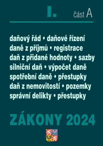 Zákony I. A / 2024 - Daňové zákony