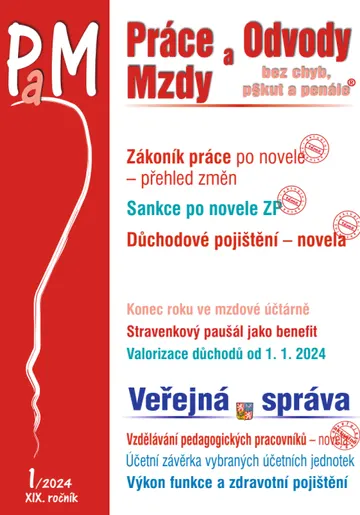 PaM č. 1 / 2024 - Práce na dálku a dohody – nová pravidla