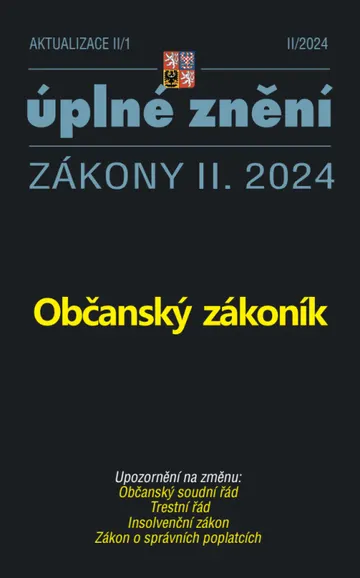 Aktualizace II/1 / 2024 - Občanský zákoník