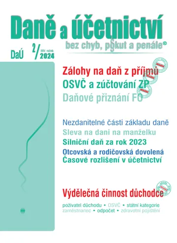 DaÚ č. 2 / 2024 - Daňové přiznání FO