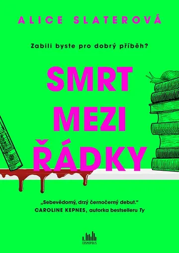 Smrt mezi řádky – obálka