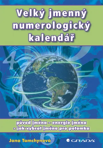 Velký jmenný numerologický kalendář – obálka