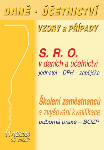 DÚVaP č. 11-12 / 2024 - Společnost s ručením omezeným v účetnictví a daních