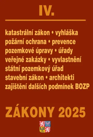 Zákony IV / 2025 - Stavebnictví, půda